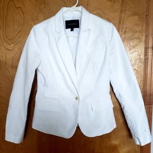 Banana Republic Blazer White Fully Lined Size 4 Ne